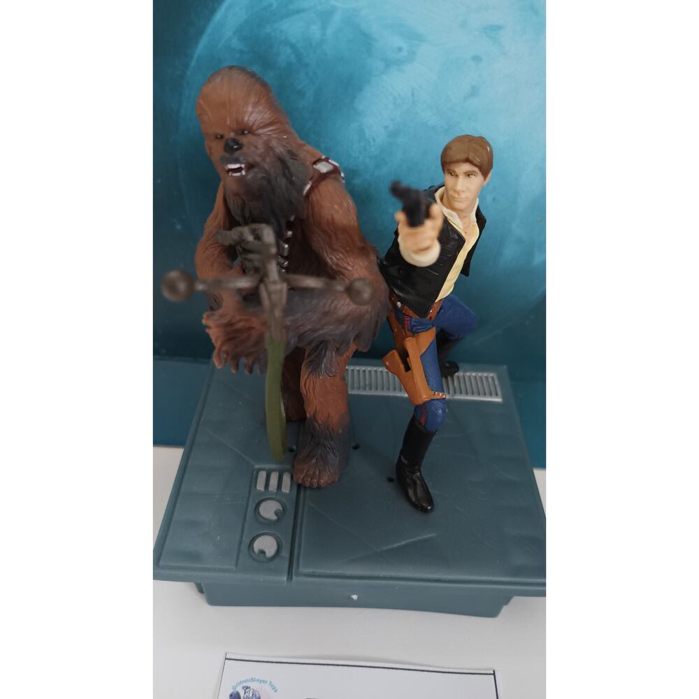 Han Solo & Chewbacca ( Death Star Escape ) Power of the Force 25th Anniversary